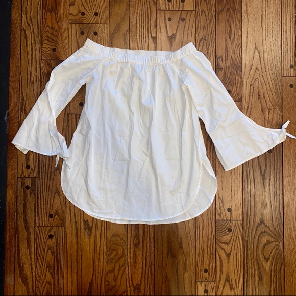 RD Style White Off the Shoulder Blouse - Picture 4 of 4